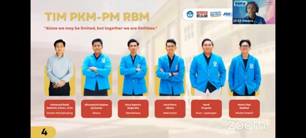 Read more about the article Tim PKM-PM RBM Sukses Melaksanakan Presentasi PKP2 dengan Tema Revitalisasi Budaya Melayu