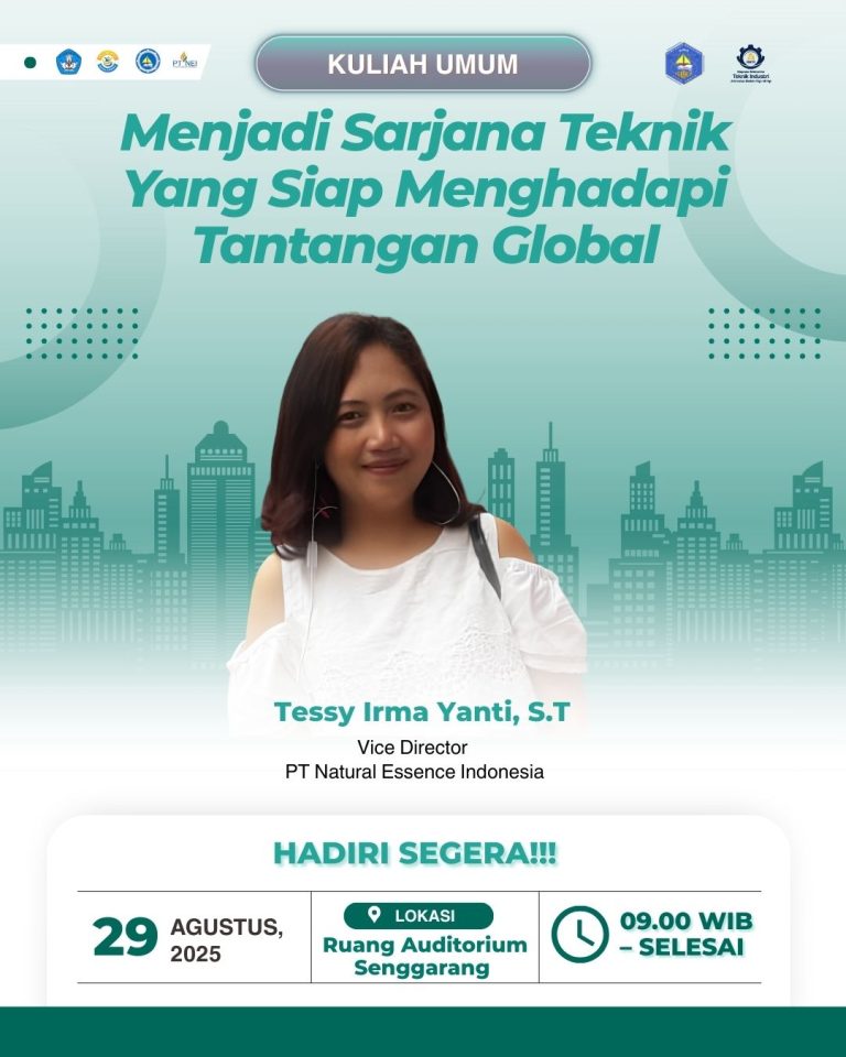 FTTK UMRAH Selenggarakan Kuliah Umum untuk Mempersiapkan Sarjana Teknik yang Tangguh Hadapi Tantangan Global
