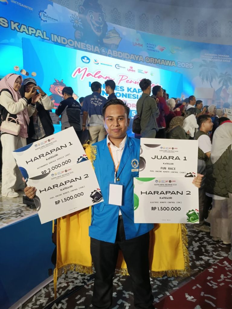 Membanggakan! Tim Robotika UMRAH Borong Juara di Kontes Kapal Indonesia (KKI) 2025